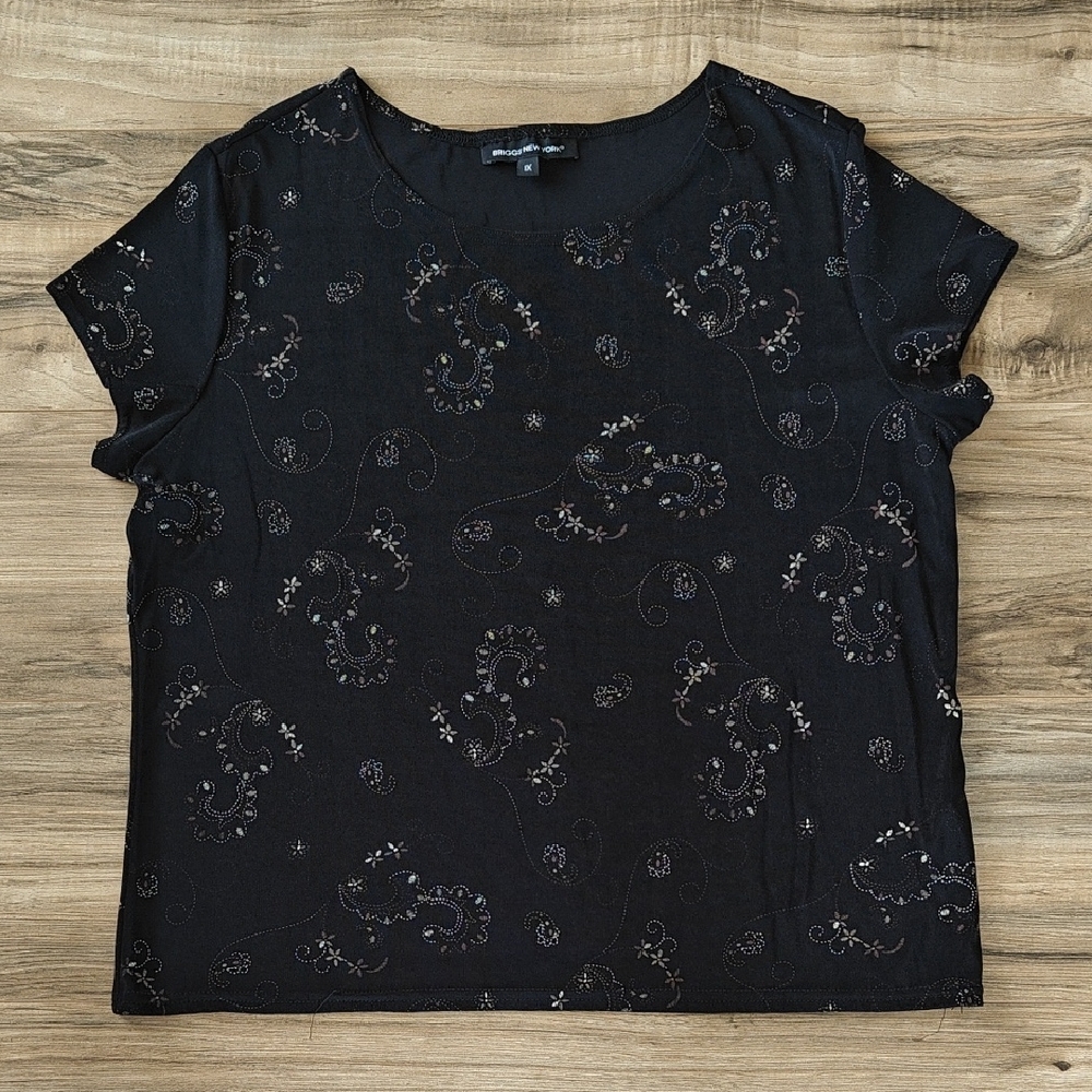 ๐HP๐ EUC Stretchy Paisley Print Top - Picture 1 of 6